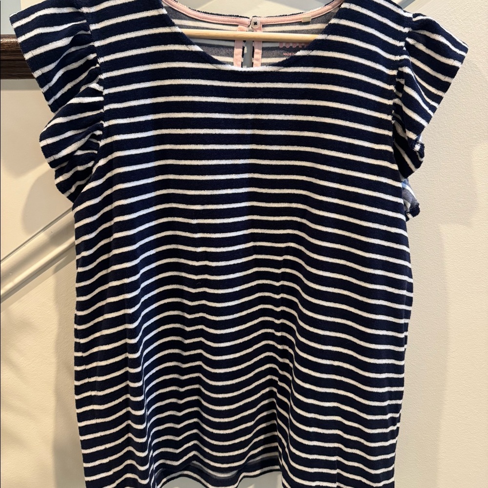 Boden terrycloth fluttersleeve top-L